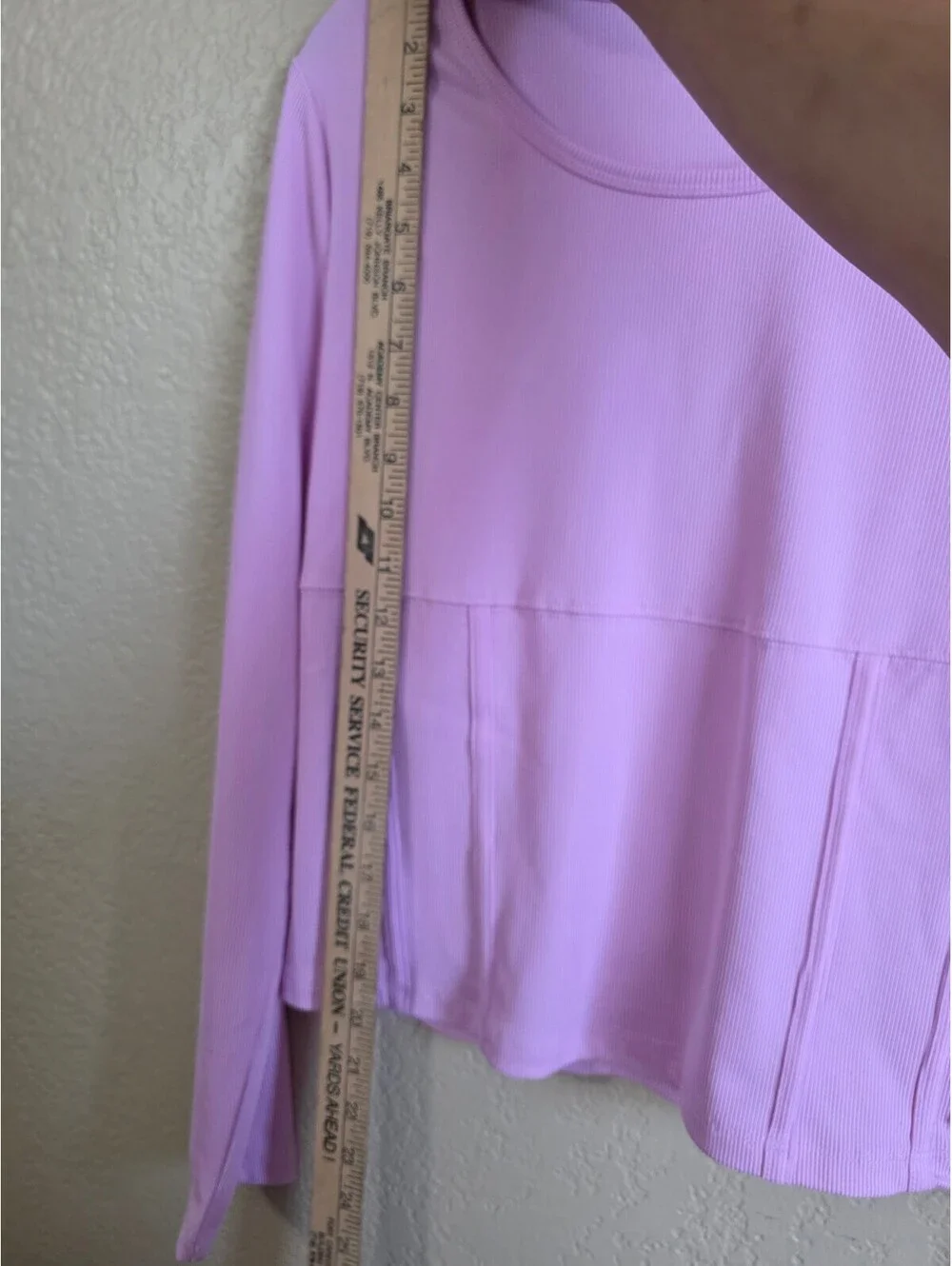 Cool Justice XL Plus Corset Base Layer Long Sleeve Top in Doll Pink